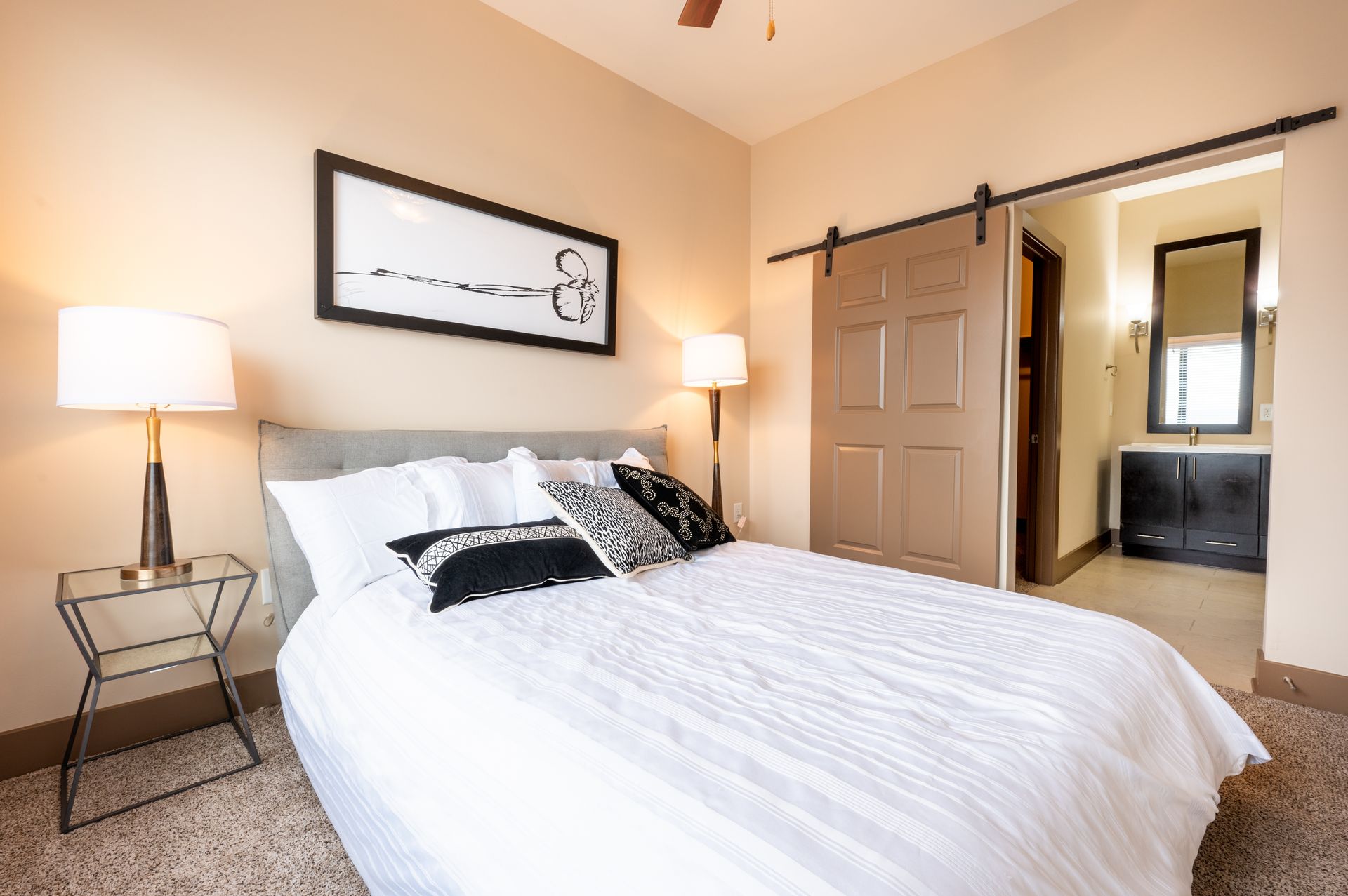 Elegant bedroom at Mezz 42